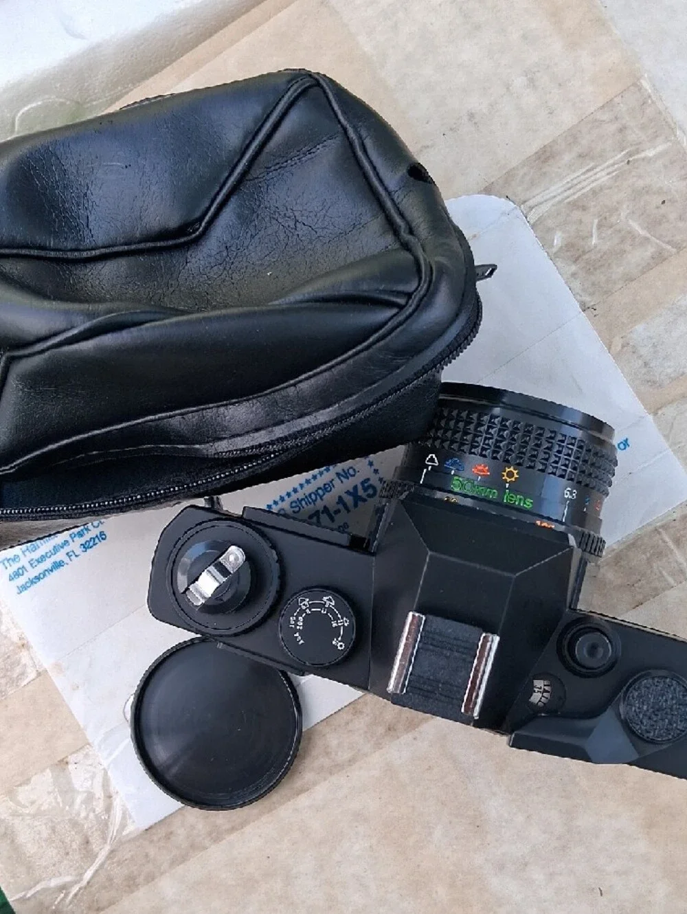 WX-7 Black 35mm Film Camera Body - Classic Black Finish
